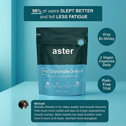 Aster Magnesium Glycinate 3-in-1 Balance+