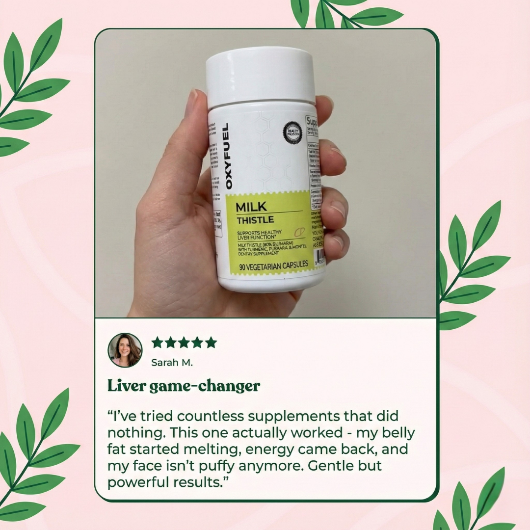 OXYFUEL™ Milk Thistle Liver Detox & Colon Cleanse