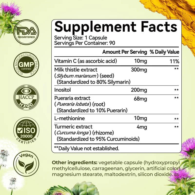 OXYFUEL™ Milk Thistle Liver Detox & Colon Cleanse