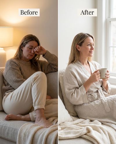 Before and after the ritual